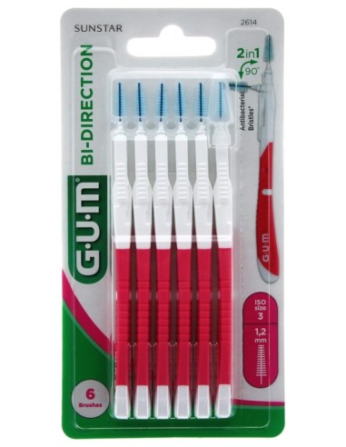 Gum Bi-Direction Large 1,2mm 6 Unidades