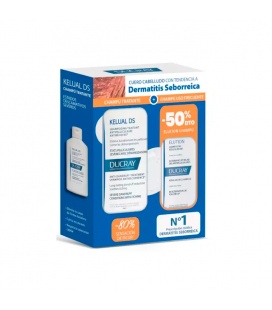 Ducray Pack Kelual Ds Champú Tratante Anticaspa 100ml + Elution Champú Reequilibrante 200ml