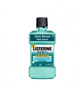 Listerine Mentol Suave Antiséptico Bucal 500ml Zero Alcohol