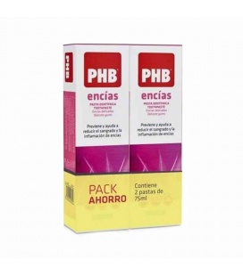 Phb encías pasta dental duplo 75 ml + 75 ml