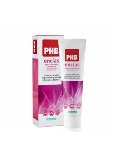 Phb encías pasta dental duplo 75 ml + 75 ml