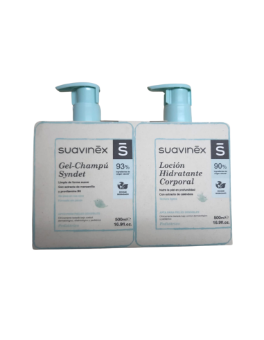 Suavinex duplo loción 500 ml + gel syndet 500 ml