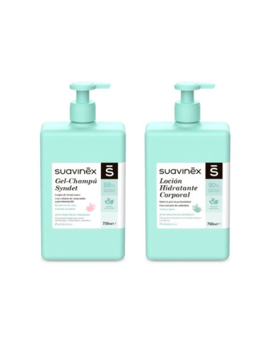 Suavinex duplo loción 500 ml + gel syndet 500 ml