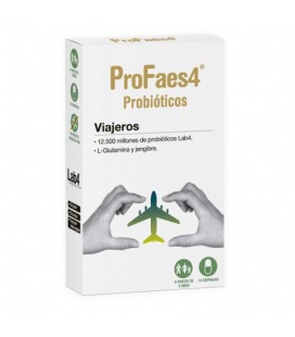 Profaes4 Probioticos Viajeros, 14 Cápsulas