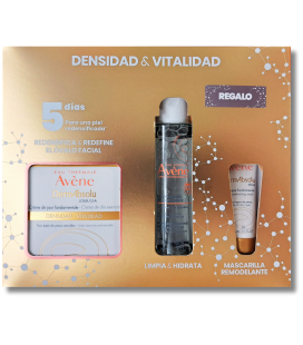 Avene Dermabsolu Crema de Día Esencial 40 ml, Agua Micelar 100 ml y Mascarilla Remodelante 15 ml