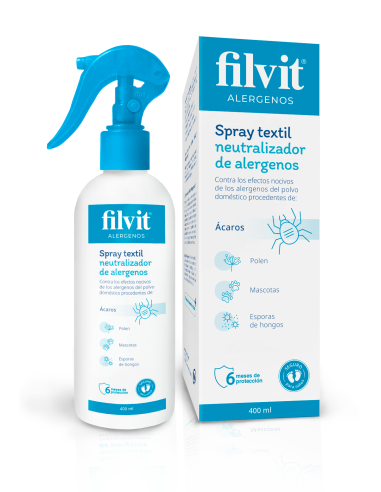 FILVIT Alérgenos Spray Textil 1 Envase 400 ml