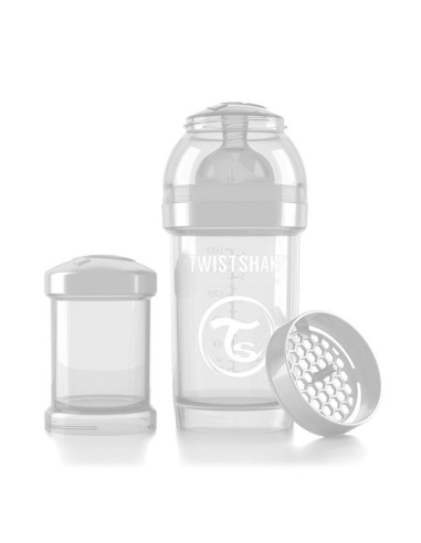 TWISTSHAKE Biberón Anticólicos Blanco 180 ml