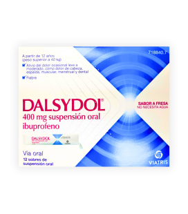 DALSYDOL 400 Mg 12 Sobres Suspensión Oral 10 ml