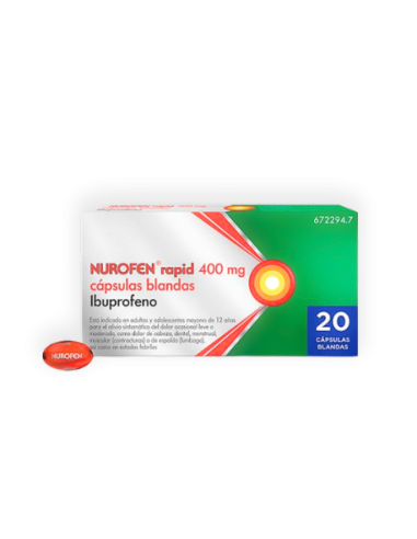 NUROFEN Rapid 400 mg 20 Cápsulas Blandas