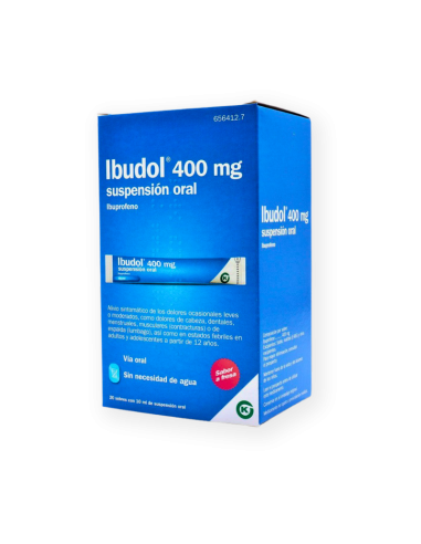 IBUDOL 400 MG 20 SOBRES SUSPENSION ORAL 10 ML