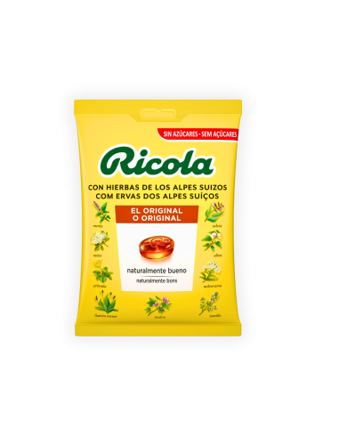 RICOLA Bolsa Caramelos Sin Azúcar Hierbas Suizas 70 g