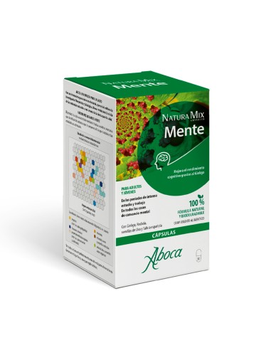 ABOCA Natura Mix Advanced Mente Frasco de 50 Cápsulas