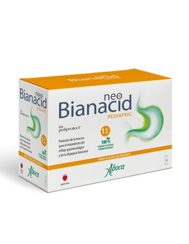 ABOCA Neobianacid Pediatric Acidez, Reflujo, Dificultades Digestivas 36 Sobres de Granulado