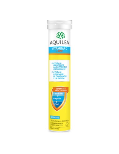 AQUILEA Vitamina C + Zinc 14 Comprimidos...