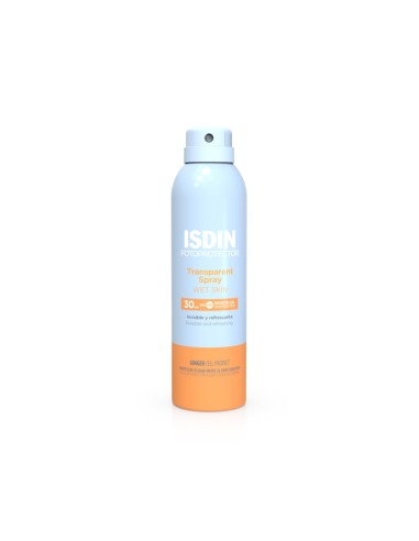 ISDIN Fotoprotección Transparente Spray Wet Skin SPF30 250 ml
