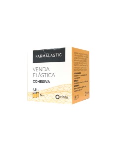 FARMALASTIC Venda Elástica Cohesiva 4,5 m X 5 cm Beige