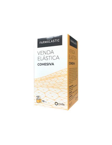 FARMALASTIC Venda Elástica Cohesiva 4,5 m x 10 cm Beige