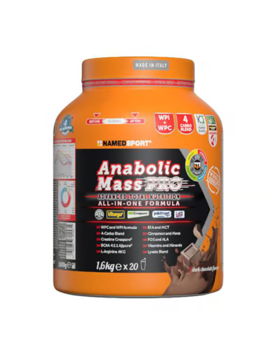NAMEDSPORT Anabolic Mass PRO Chocolate Negro 1600g