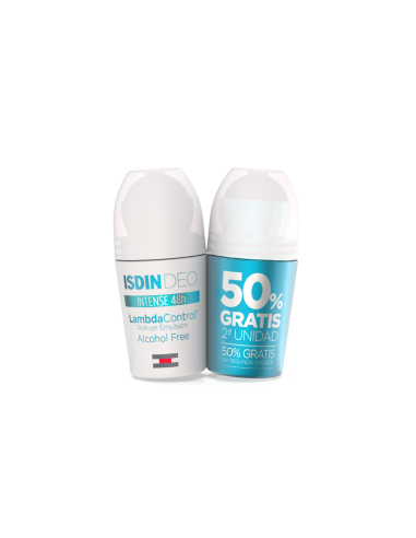 ISDIN Deo Duplo Desodorante Lambda Control Roll-On Emulsión 2x50 ml