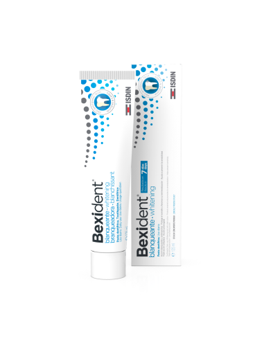 ISDIN Bexident Blanqueante Pasta 125 ml Dentífrico para Dientes Más Blancos y Cuidado Diario de Encías