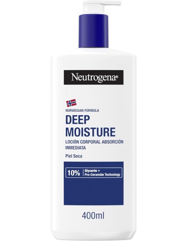 Neutrogena Hidratación Profunda Loción de Absorción Inmediata 400 ml
