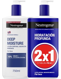 Neutrogena Duplo Hidratación Profunda Loción de Absorción...