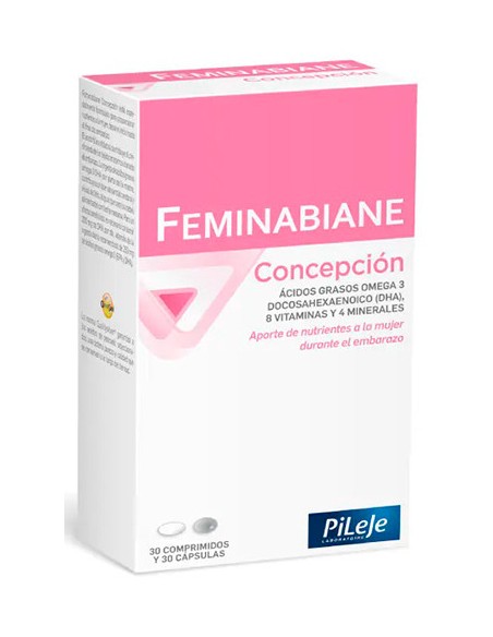 Pileje Feminabiane Concepción 30 comprimidos + 30 cápsulas