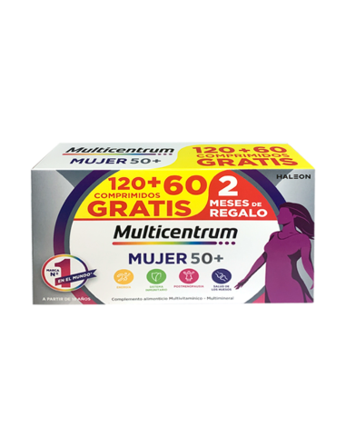 Multicentrum Pack Mujer 50+ Comprimidos 120 +...