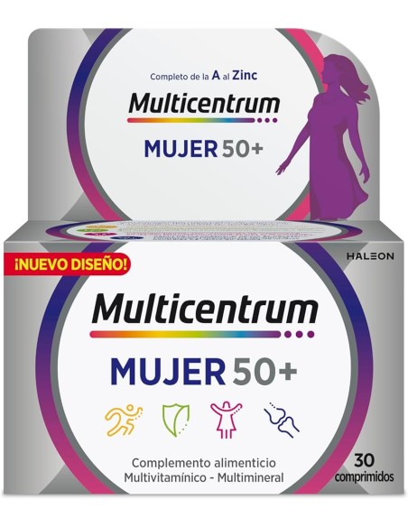 Multicentrum Mujer 50+ Comprimidos 30 Unidades