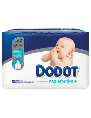 Dodot Sensitive Pañales Talla 2, 36 Pañales,...