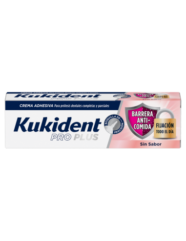 Kukident Barrera Anticomida Sin Sabor 40g