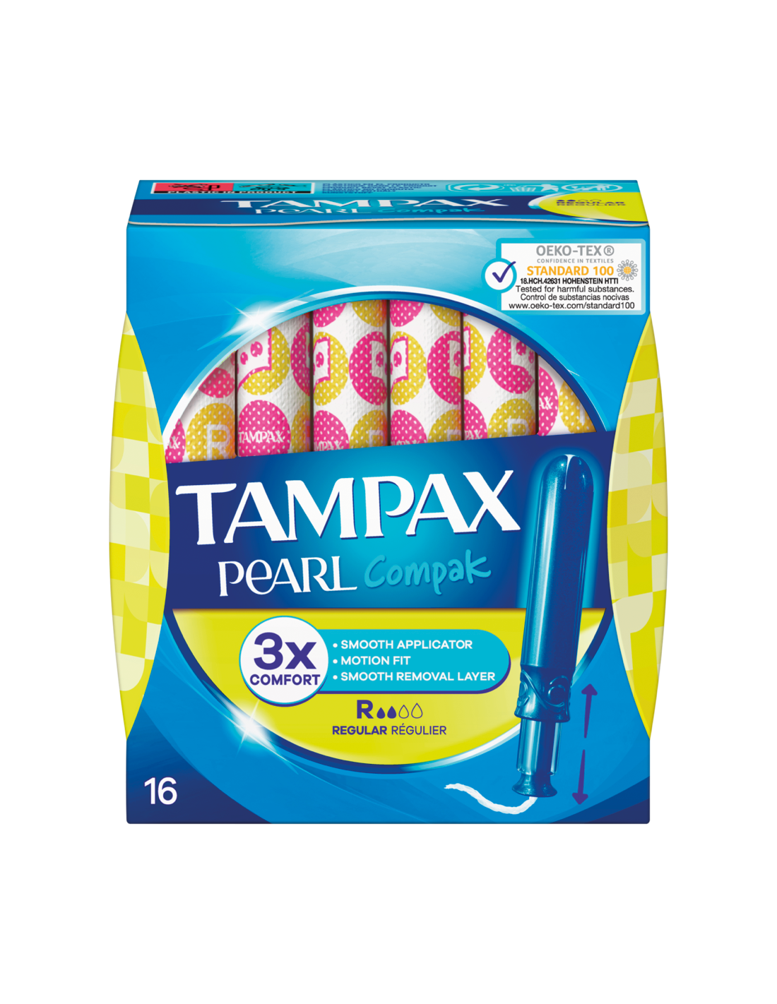 Comprar Tampax compak pearl tampón 100 algodón regular a precio de oferta