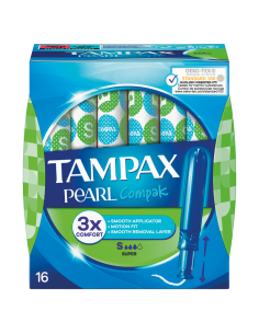 Tampax Pearl Compak Tampón Super 16 Unidades