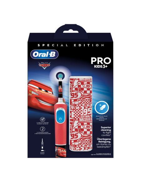 Oral-B Cepillo Recargable Vitality Pro Kids Box Cars + Estuche