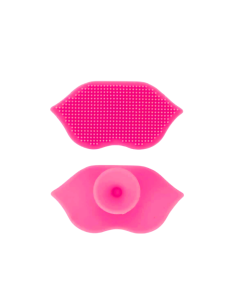 Almohadilla de Silicona Scrub Labios Color Rosa