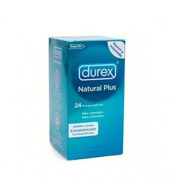 Preserva. Durex Natural Plus Easy On 24 Unidades