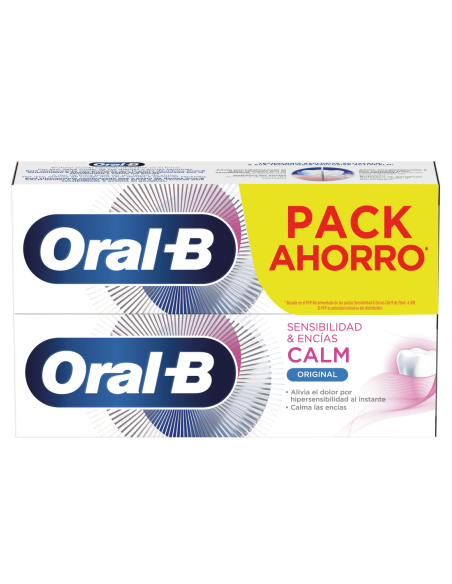 Oral-B Duplo Pastas Sensibilidad y Encías Calm Original 2x75 ml