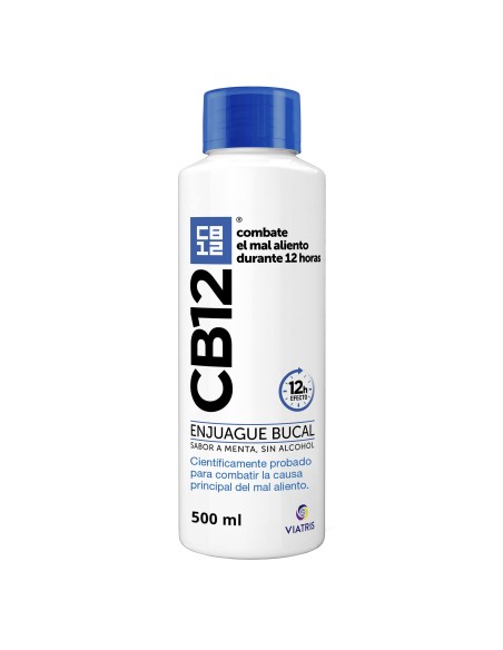 CB12 Enjuague Bucal Sabor Menta 500 ml