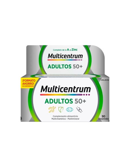 Multicentrum Adultos 50+ Comprimidos 90 Unidades