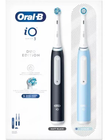ORAL-B Dúo Cepillos Dentales Eléctricos iO3...
