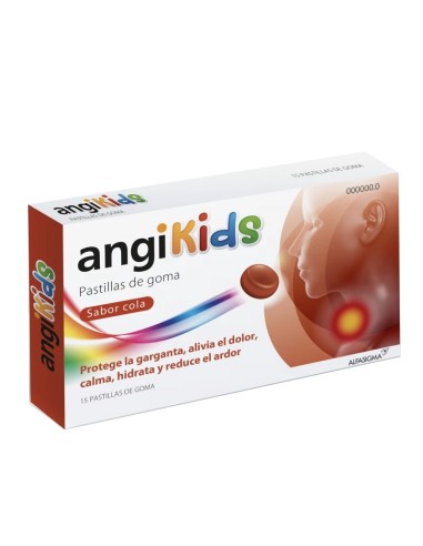 ANGIKIDS Pastillas de Goma Sabor Cola 15 Unidades