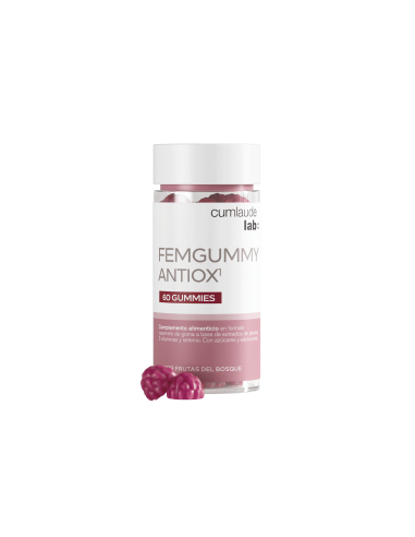CUMLAUDE Femgummy Antiox Sabor Frutas del Bosque 60 Gummies