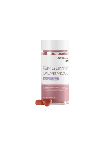 CUMLAUDE Femgummy Calm & Mood Sabor Naranja 60...