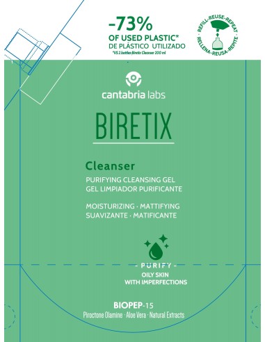 BIRETIX Cleanser Gel Limpiador Purificante 400 ml