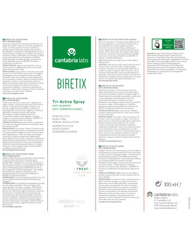 Biretix Tri Activ Spray Antimperfecciones 100Ml