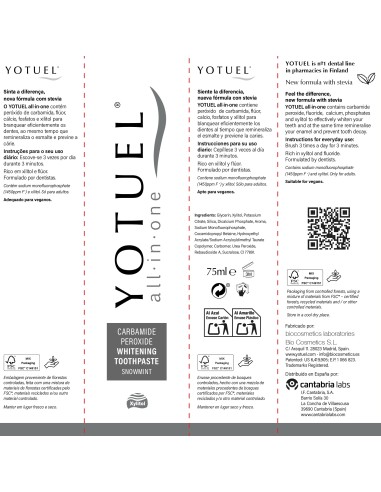 YOTUEL Duplo All In One Pasta de Dientes...