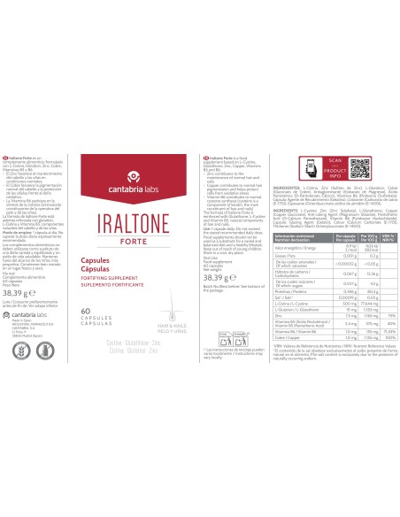 IRALTONE Duplo Forte 2x60 Cápsulas