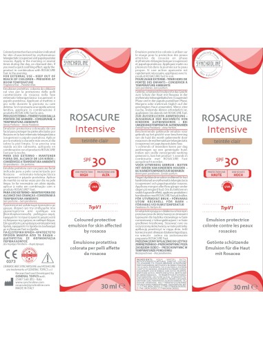 Rosacure Intensive SPF30 Teintee Clair 30 Ml