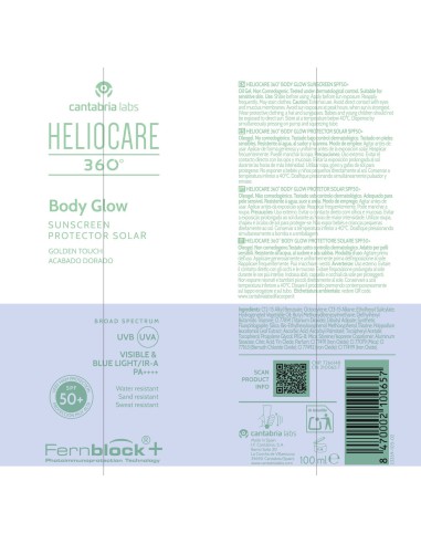 Heliocare 360º Body Glow SPF 50+ 100 ml