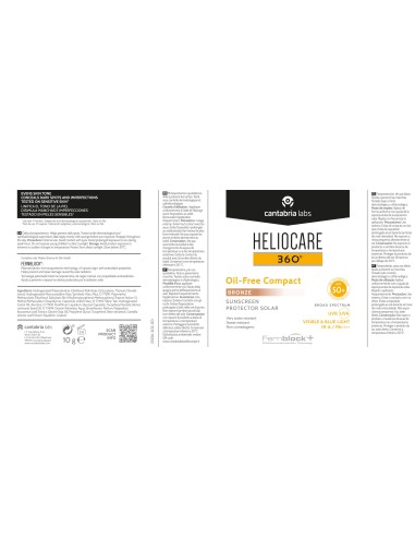 Heliocare 360º Oil-Free Compact SPF 50+ Bronze 10g
